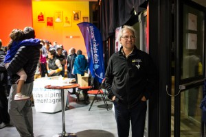 Hall du Quattro pendant les Rencontres de la Cinémathèque de Montagne