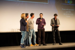 Sylvain Bumat de l'ADDET 05 avec Christophe et Benoit de AIR LIBRE