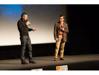 PHOTOS 2012 Les presentateurs  Gilles Charensol et Christophe Raylat.JPG