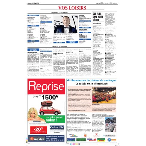 Dauphine Libere du 24 novembre 2012 PUBLI.JPG