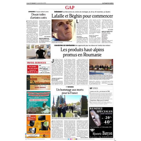 Dauphine Libere du 3 novembre 2012.JPG